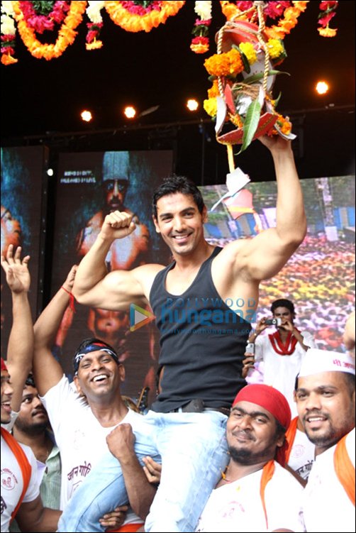 Check Out: John Abraham at Janmashtami celebrations in Mumbai
