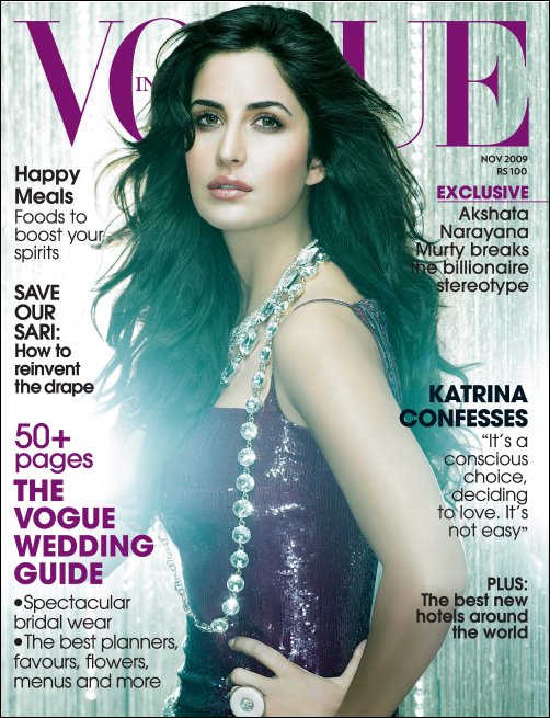 Katrina Kaif features on cover of Vogue magazine