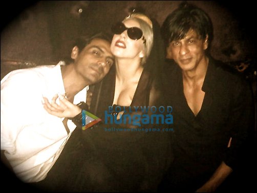 Check Out: SRK and Arjun Rampal party with Lady Gaga