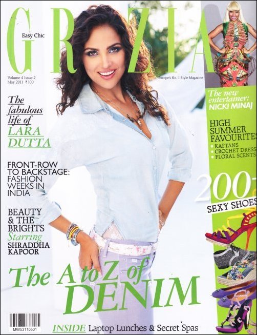 Check out: Lara Dutta on Grazia cover
