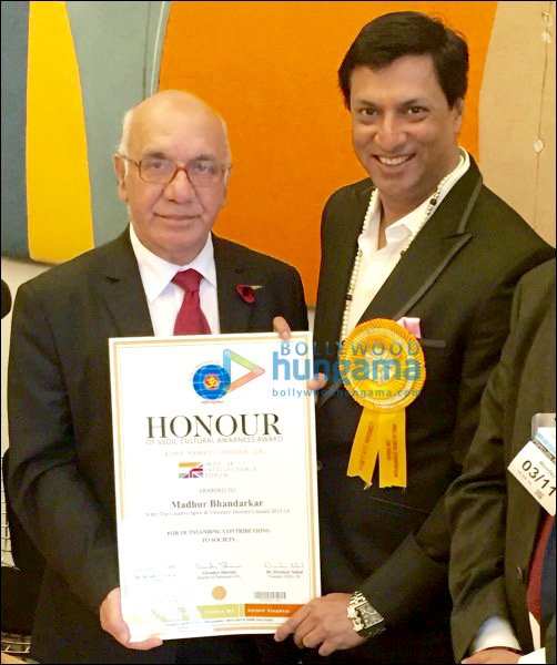 Check out: Madhur Bhandarkar Honored at House of Commons in London