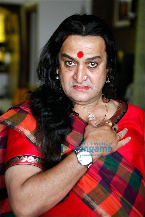 Check out: Mahesh Manjrekar as eunuch in Rajjo