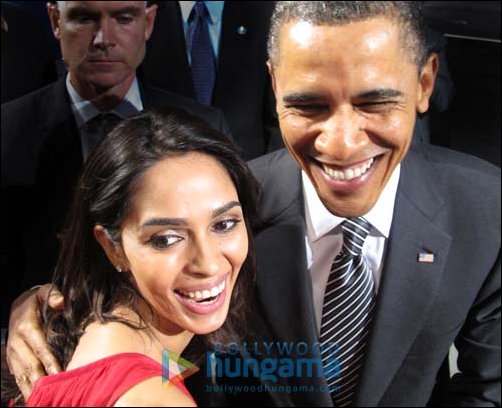Check Out: Mallika Sherawat meets Barack Obama