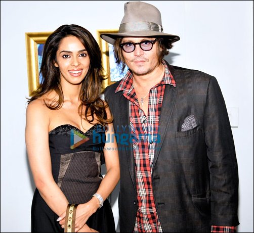 Mallika Sherawat bonds with Johnny Depp in Santa Monica