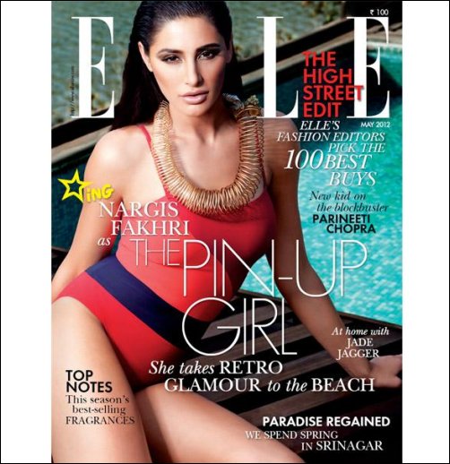 Nargis Fakhri sizzles on the cover of Elle
