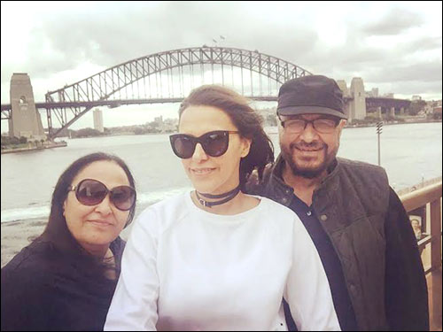 neha dhupia vacations with her family in australia 5