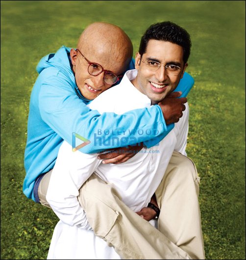 When Abhishek carried his father piggyback for a sequence in Paa