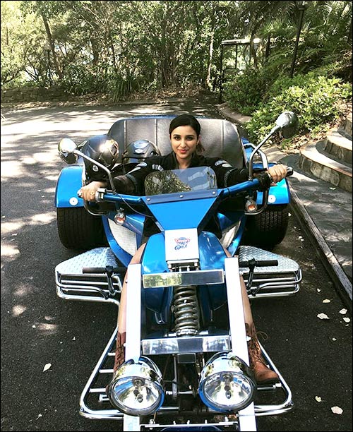 Check out: Parineeti Chopra looking badass on a trike