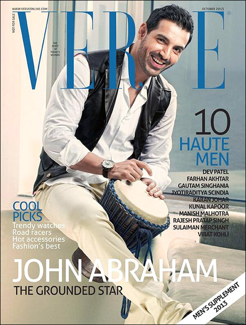 Check out: ‘Haut’ John on the cover of Verve Man