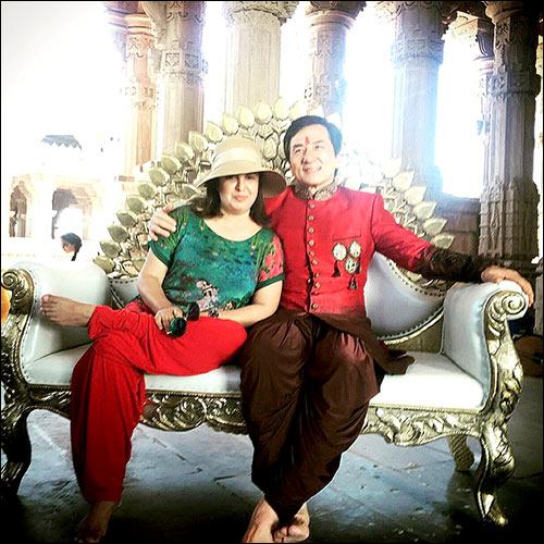 Check out: Farah Khan poses with Jackie Chan