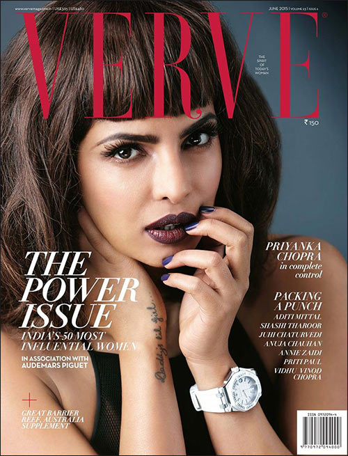 Check out: Priyanka Chopra on the cover of Verve