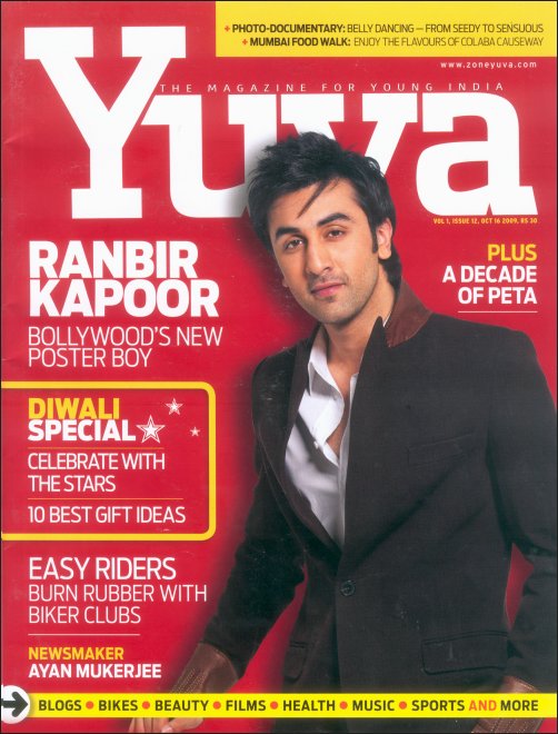 Ranbir Kapoor is cover boy of ‘Yuva’