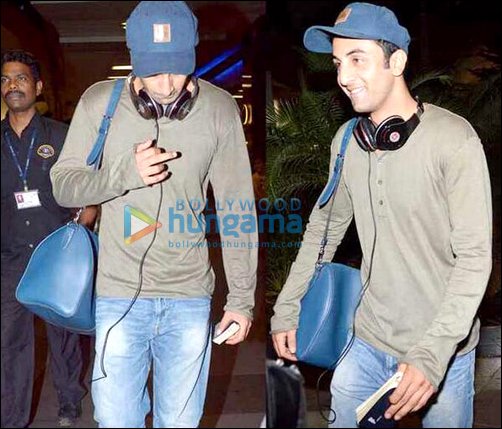 Check out: Ranbir flips it to the media