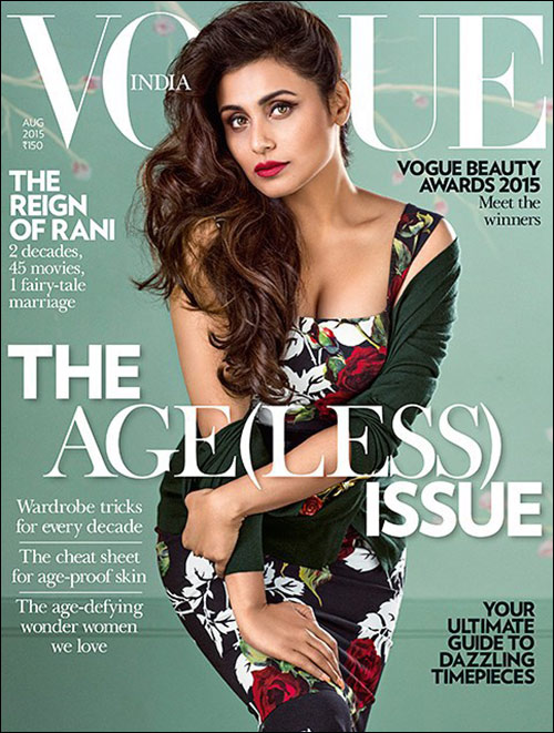 Check out: Rani Mukerji on the cover of Vogue’s ‘Ageless’ Edition
