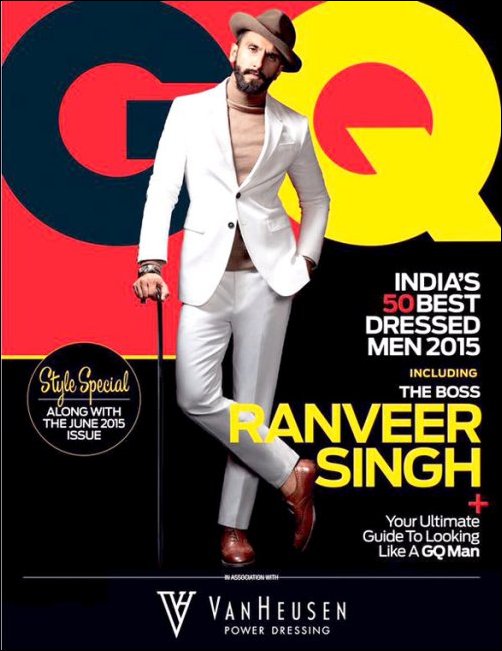 Check out: Ranveer Singh on the cover of GQ Style edition