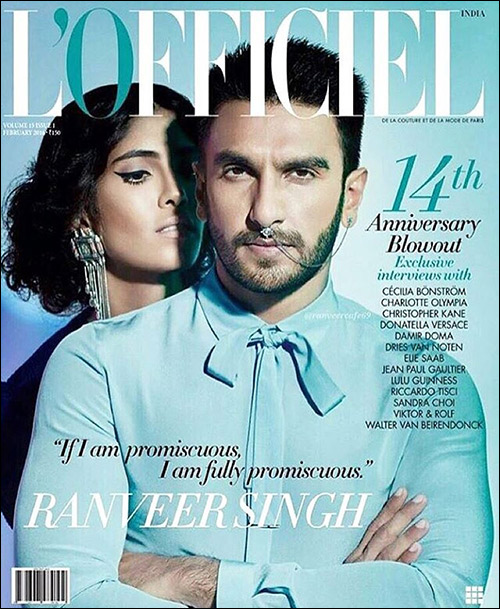 Check out: Ranveer Singh experiments with fashion for the cover of L’Officiel