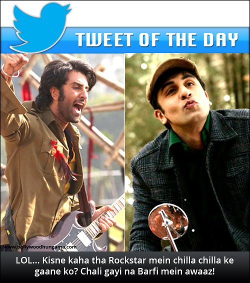 Tweet Picking: The REAL reason why Ranbir lost his voice in Barfi! Tweet Picking: The REAL reason why Ranbir lost his voice in Barfi!
