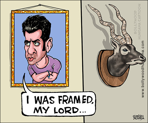 Bollywood Toons: Salman Khan pleads innocence in black bucks case