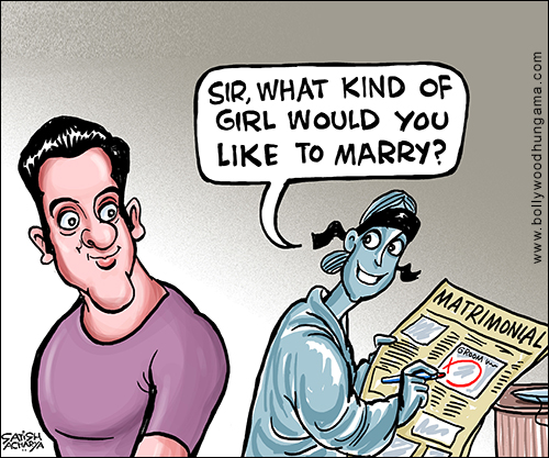 Bollywood Toons: Will the acquitted Salman marry now?