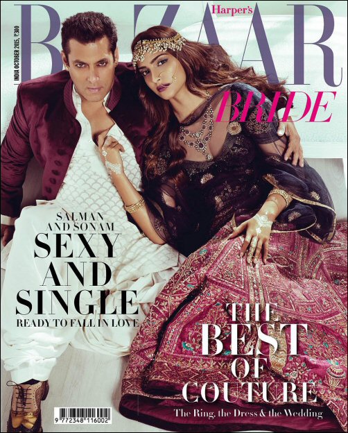 Check out: Salman Khan and Sonam Kapoor heat up the cover of Harper’s Bazaar Bride