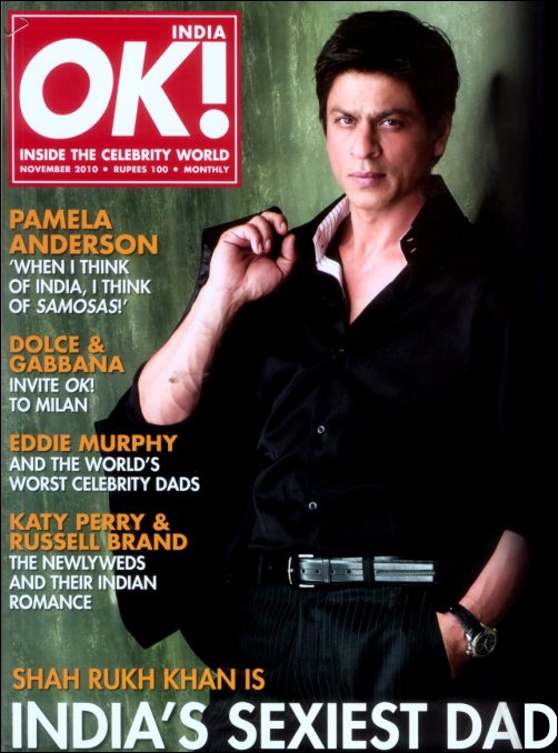 Shah Rukh Khan’s OK! as India’s sexiest dad
