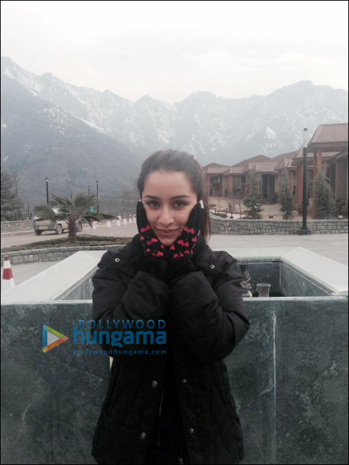 Check out: Shraddha shoots for Haider in Kashmir