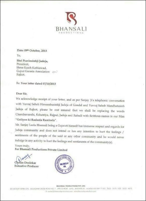 SLB ends controversy surrounding Ram Leela