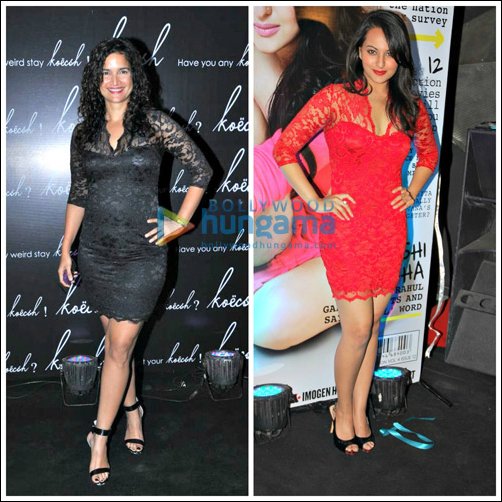 Style Seal: Sonakshi and Sushma’s lacy like
