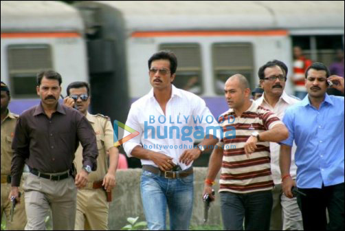 Sonu Sood on the sets of Maximum