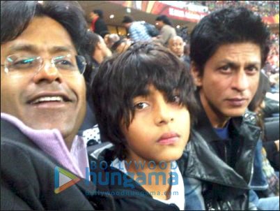 Check Out: SRK and Lalit Modi watching the FIFA World Cup Semi-Final