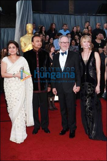Tina and Anil Ambani attend the 84th Academy Awards