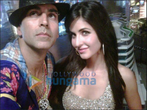 Check Out: Akshay and Katrina on last day of Tees Maar Khan shoot