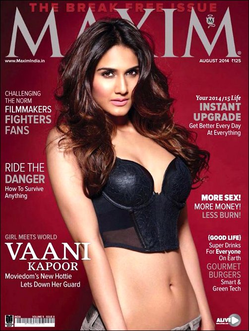 Check out: Vaani Kapoor on the cover of Maxim