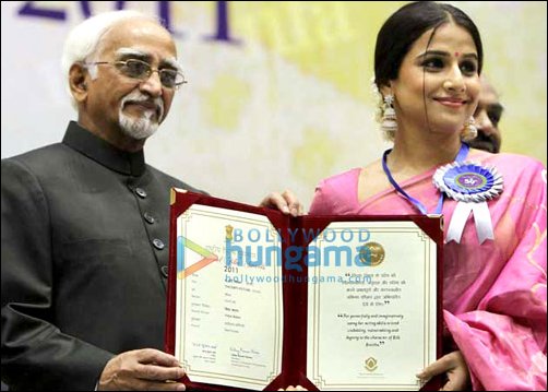 Vidya Balan receives National Award