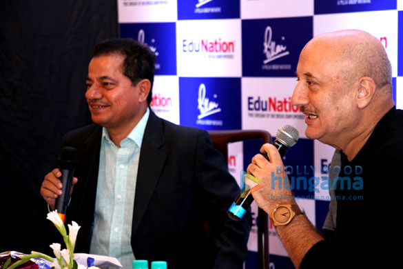 anupam kher at the launch of book edu nation 8