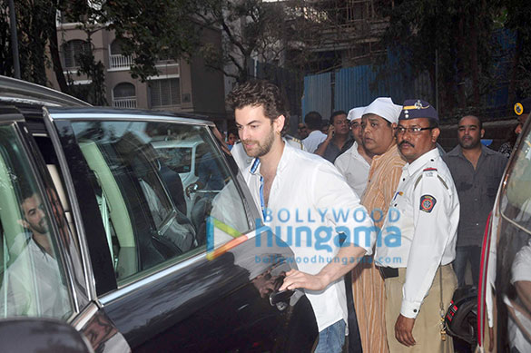 kangna ranaut neil nitin mukesh snapped at madhur bhandarkars moms prayer meet 4