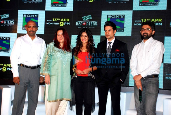 rajeev khandelwal graces the launch of sonys show reporters 2