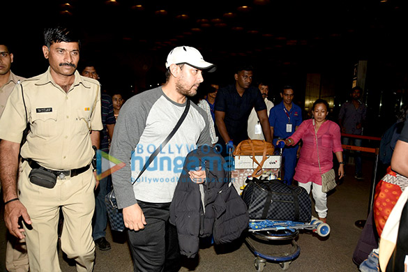 aamir khan kiran rao azad rao khan snapped leaving for vacations to usa 8