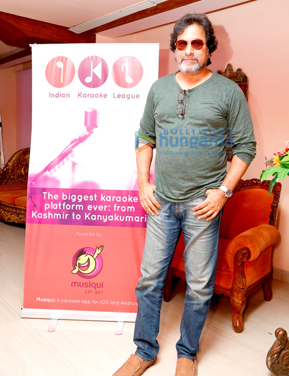 sonu nigam suresh wadkar at the launch of indian karaoke league 6