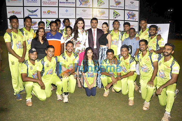 evelyn sharma mahaakshay chakraborty urvashi rautela grace the launch of the mitsui shoji cricket league 2