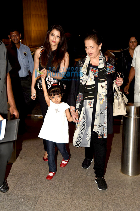 aishwarya rai bachchan sonam kapoor snapped leaving for the cannes film festival 2015 9