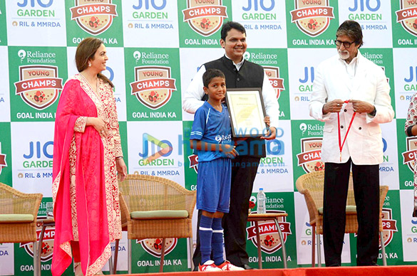 the bachchans ranbir john sachin tendulkar at the launch of jio garden by reliance 3