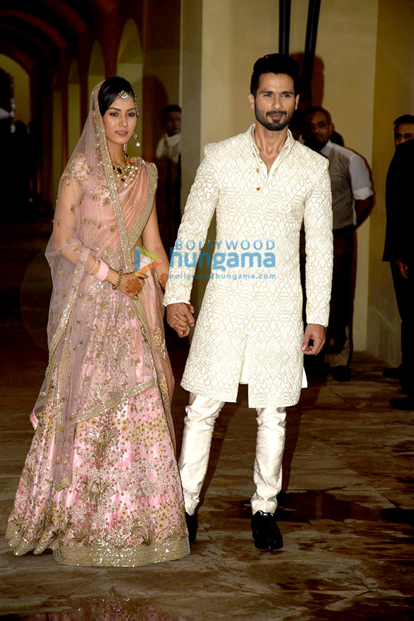shahid kapoor and mira rajput pose for media post their wedding 5