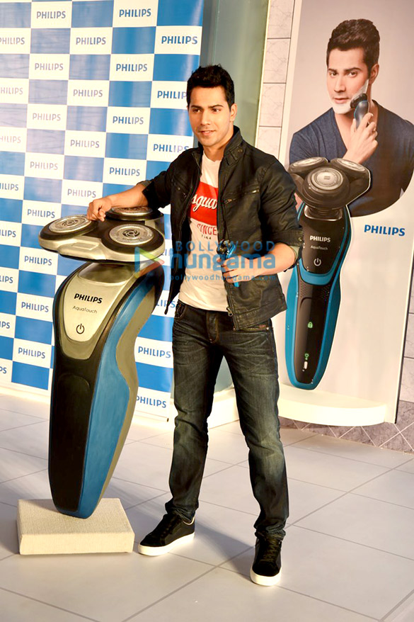varun dhawan announced as the brand ambassador for philips shavers 2