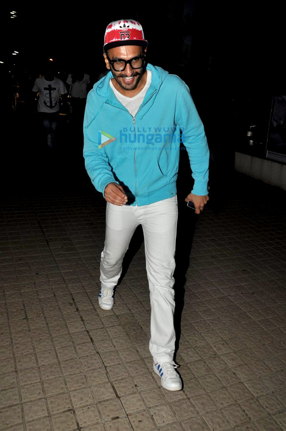 ranveer singh snapped at pvr juhu post the screening of bahubali 5