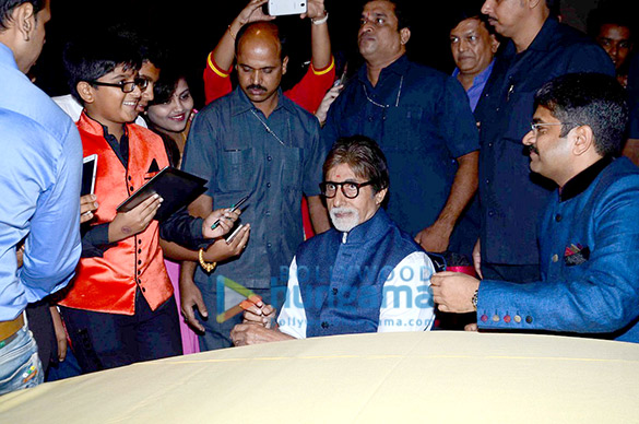 amitabh bachchan unveils music of marathi film dholkee 8