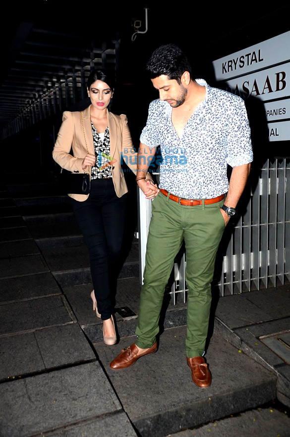 aftab shivdasani snapped with his wife at hakassan 2