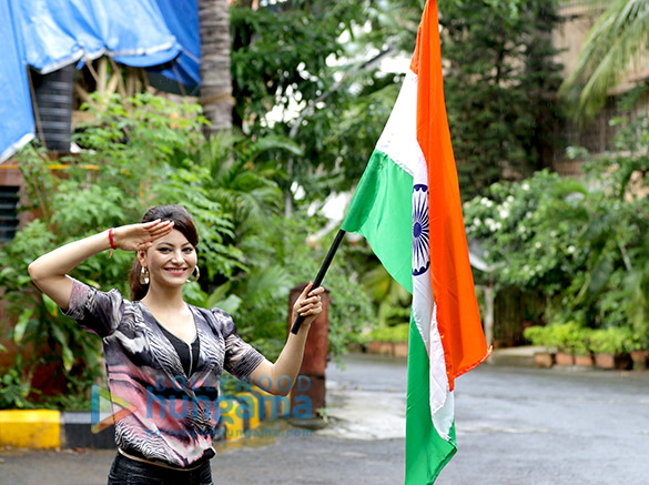 urvashi rautela snapped saluting the indian flag on independence day 23