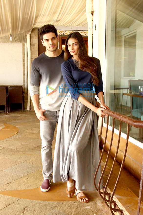 sooraj pancholi athiya shetty snapped at hero media meet 5