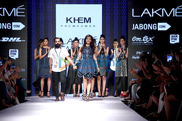 neha sharma walks for khem premkumar at lakme fashion week 2015 2